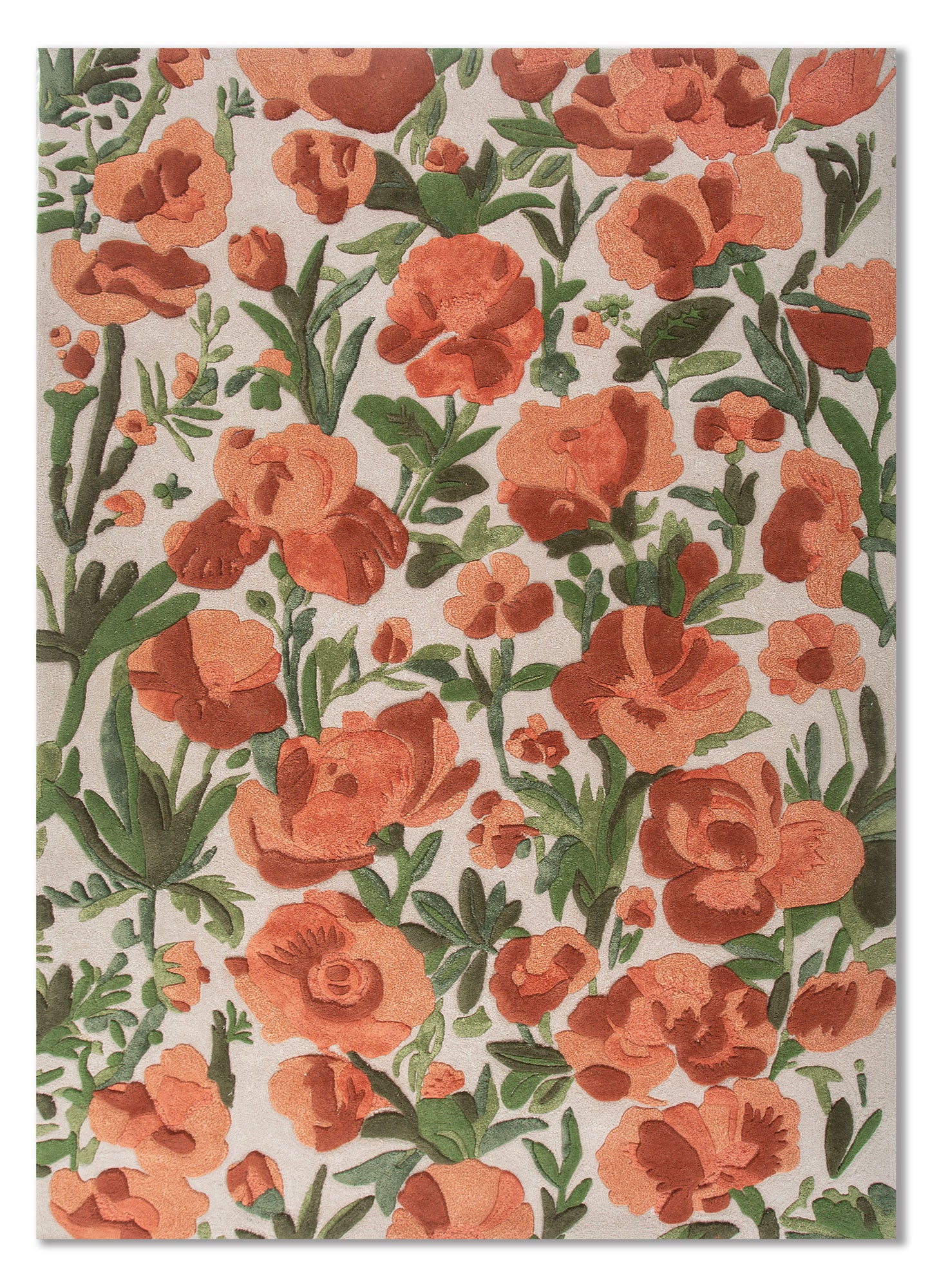 Carnelian hand tufted Rug